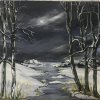 Wintervollmond - Acryl - 60x80cm